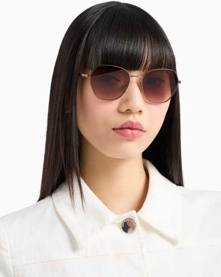Armani Gafas de sol de forma irregular para mujer Los más vendidos