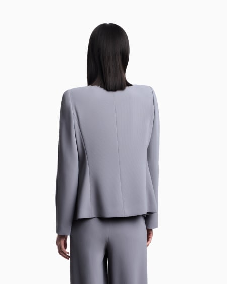 Armani Chaqueta de tejido texturizado fluido y plisado Descuento