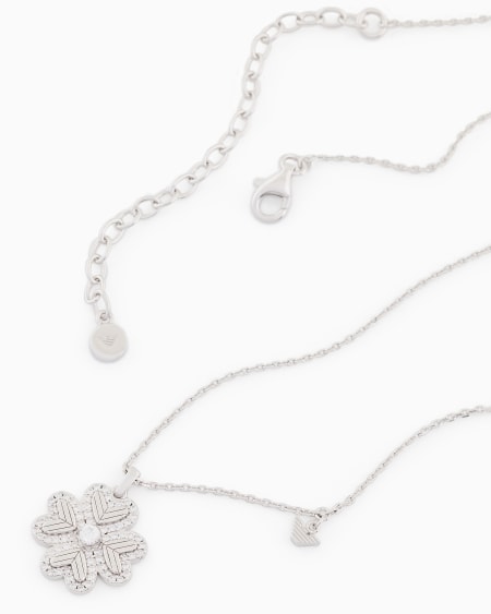 Armani Collar con colgante de plata de ley Rebajas online