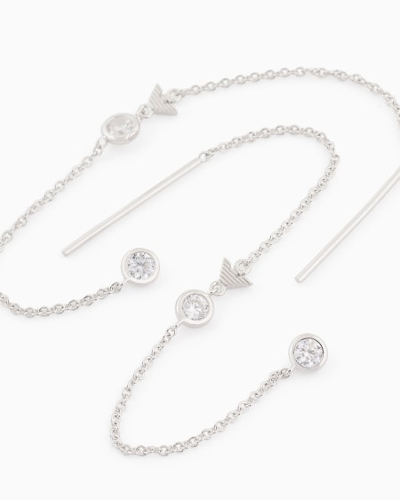 Armani Pendientes colgantes de plata de ley COMPRAR AHORA