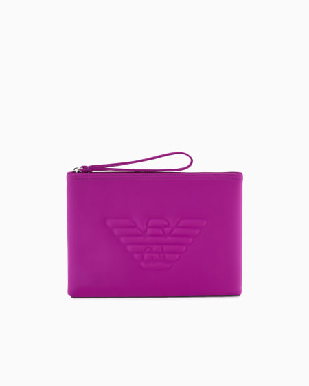Armani Bolso de mano de playa con maxiáguila Essential