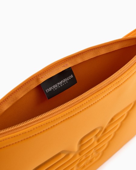 Armani Bolso de mano de playa con maxiáguila Essential Ofertas de temporada