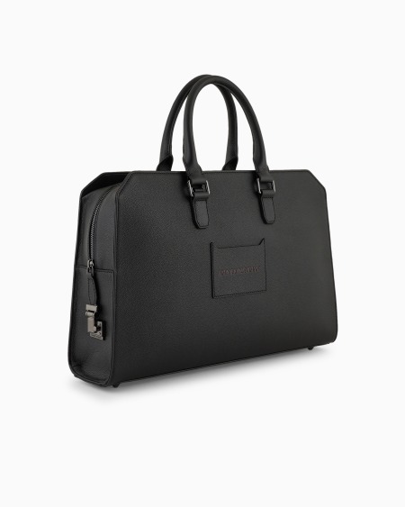 Armani Bolso modelo business de piel abatanada Ofertas