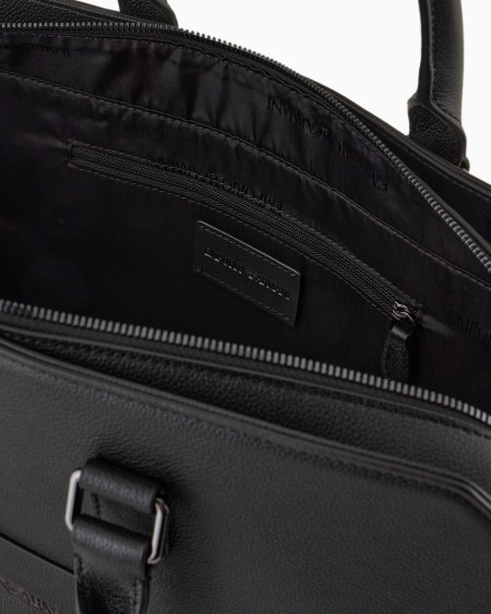 Armani Bolso modelo business de piel abatanada Ofertas