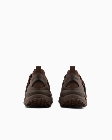 Armani Deportivas de ante con detalles de goma y cordón ceñidor Gran oferta