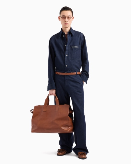Armani Cazadora de denim Icon Tienda de fábrica