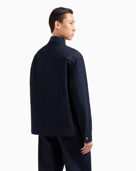 Armani Cazadora de denim Icon Tienda de fábrica