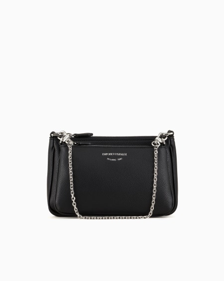 Armani Minibolso doble con bandolera y estampado de ciervo Venta caliente
