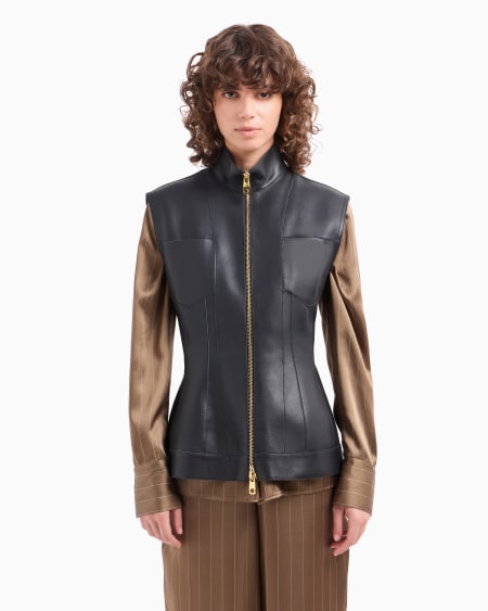 Armani Chaquetas de piel Oferta especial de fábrica