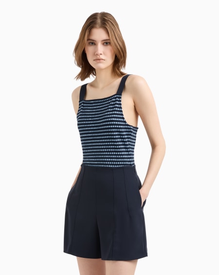 Armani Pantalones cortos en tejido de triacetato Icon Grandes ahorros