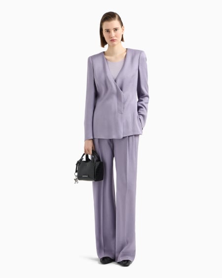 Armani Pantalones con pinzas de sablé Icon 2025