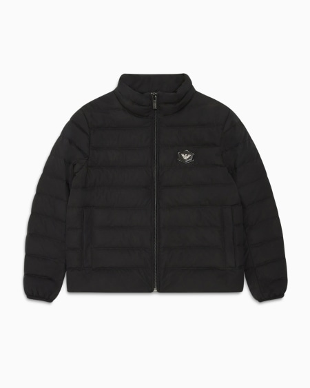 Armani Chaqueta de plumas en nailon acolchado con pluma reciclada ASV