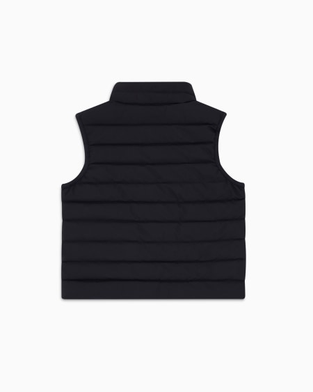 Armani Chaqueta de plumas sin mangas en nailon acolchado con pluma reciclada ASV Gran oferta