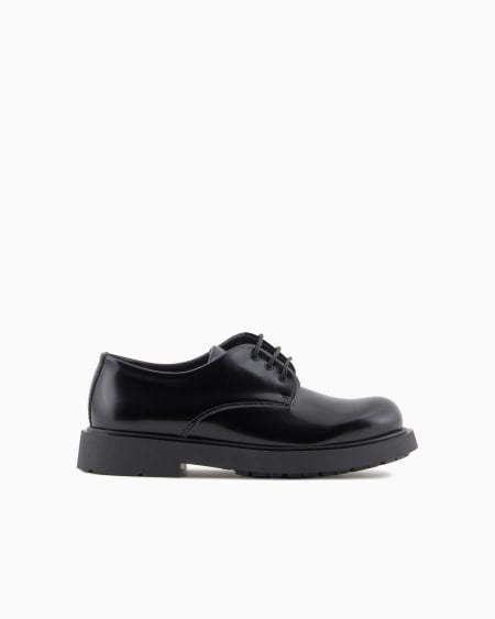 Armani Zapatos con cordones de material efecto desgastado