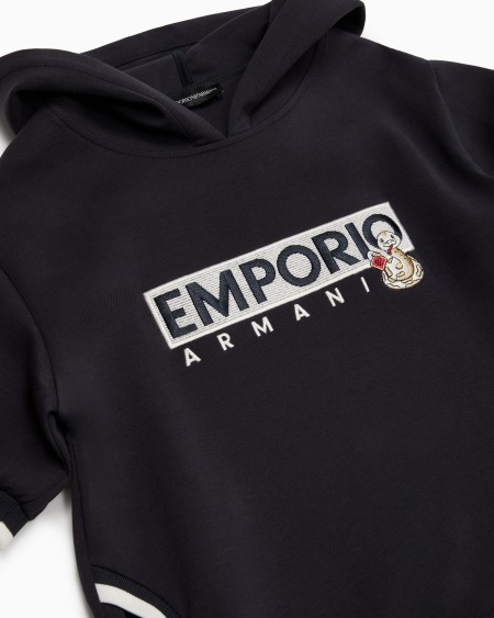 Armani Vestido de punto doble con bordado Envío gratis