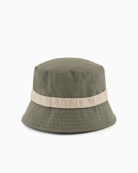 Armani Sombrero cloche con aplicación del logotipo ASV Solo hoy
