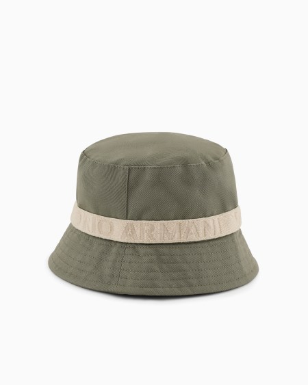 Armani Sombrero cloche con aplicación del logotipo ASV Solo hoy