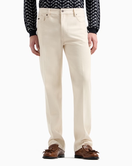 Armani Vaqueros J76 de corte recto en bull denim Libre de impuestos