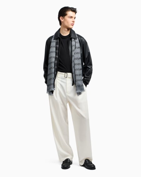 Armani Jersey en punto jersey de mezcla de lyocell ASV Rebajas de fin de temporada