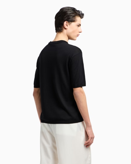 Armani Jersey en punto jersey de mezcla de lyocell ASV Rebajas de fin de temporada