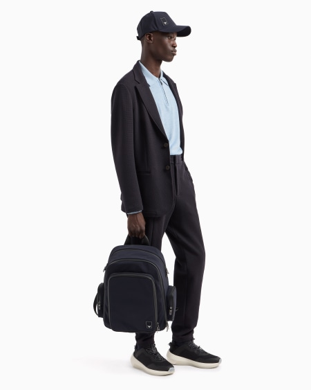 Armani Pantalones de punto gofre Travel Essential En línea