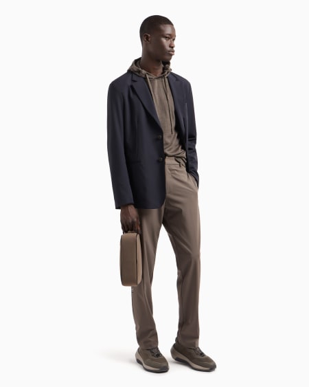 Armani Pantalones de nailon elástico Travel Essential Rebajas