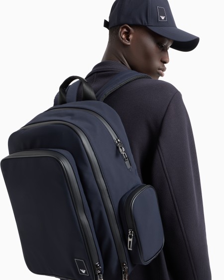 Armani Gorra de béisbol de nailon Travel Essential Venta caliente
