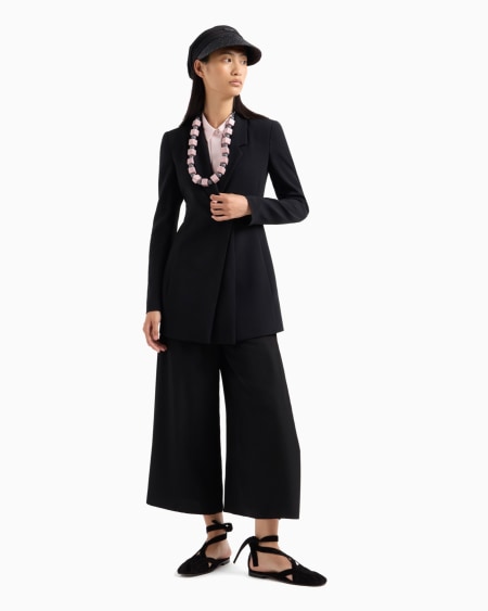 Armani Blusa sin mangas de crepé fluido Solo queda un día