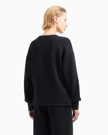 Armani Sudadera de neopreno con cortes laterales Tienda de fábrica