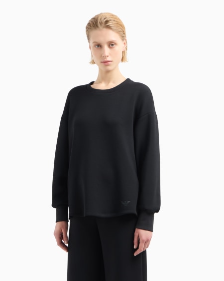 Armani Sudadera de neopreno con cortes laterales Tienda de fábrica