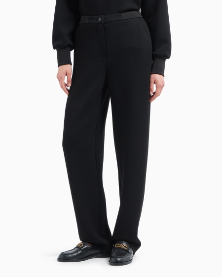 Armani Pantalones de neopreno con pernera ancha Limitado a 3 días