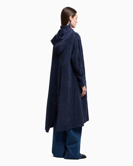 Armani Gabardina con cordón en la cintura de cupro técnico Precios de Black Friday
