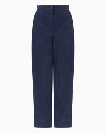 Armani Pantalones de cupro técnico