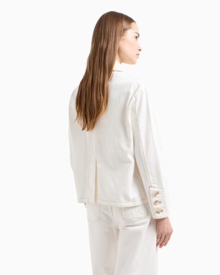 Armani Cazadora de dril de algodón Oferta exclusiva