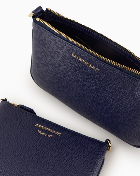 Armani Minibolso doble con bandolera y estampado de ciervo Ofertas de temporada