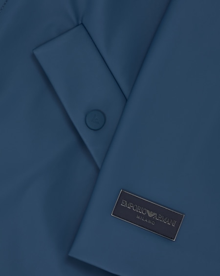Armani Parka de nailon revestido con capucha Superdescuento