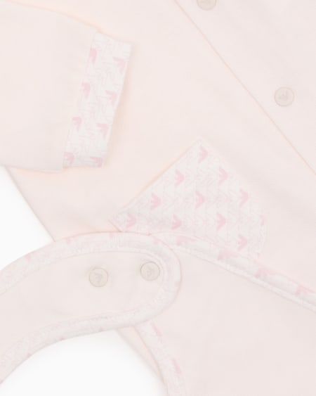 Armani Coffret-cadeau dors-bien et bavoir en jersey avec motif optique aigles Limitado a 3 días