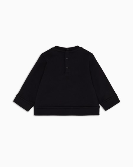 Armani Sudadera de mezcla de modal con logotipo Precios de Black Friday