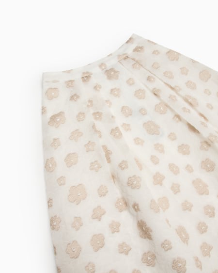 Armani Falda en tejido fil coupé floral Rebajas de fin de temporada