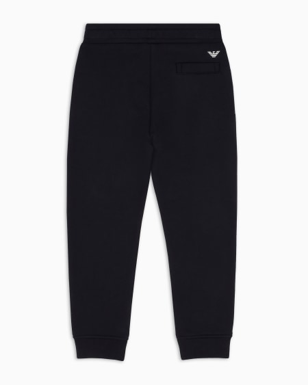 Armani Pantalones de chándal de punto en mezcla de modal con logotipo 2025