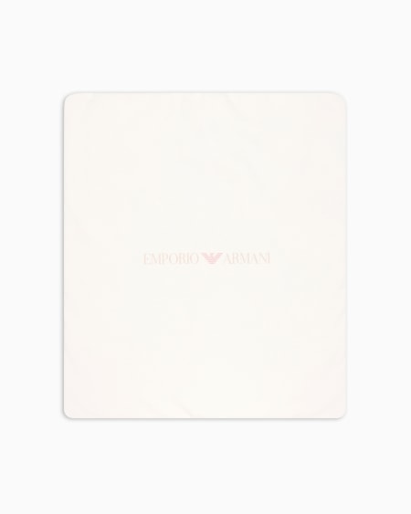 Armani Manta reversible con logotipo y estampado de águilas con efecto óptico Rebajas
