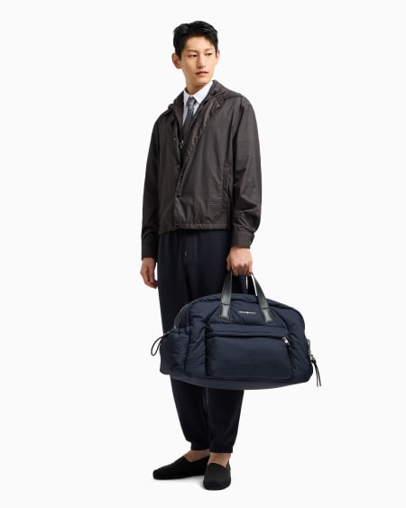Armani Pantalones de chándal de punto de mezcla de lyocell con inscripción integral ASV Rebajas top
