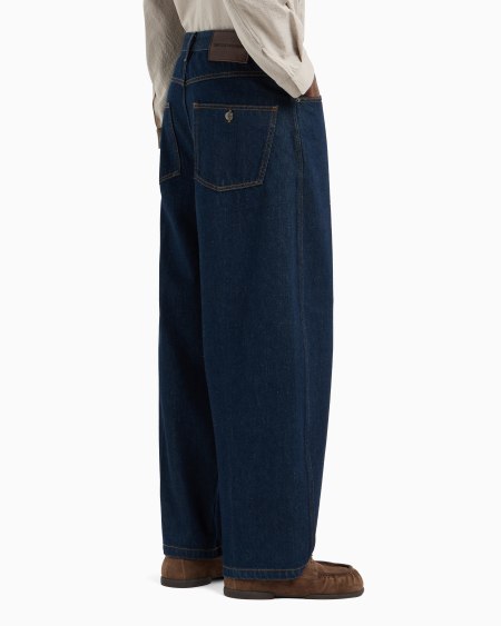 Armani Vaqueros J80 de corte twist de denim lavado Solo hoy