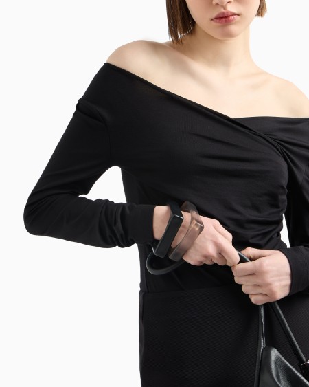 Armani Conjunto de dos pulseras rígidas cuadradas Precios de Black Friday