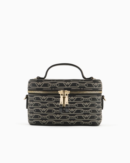 Armani Neceser con estampado integral de monograma Oferta exclusiva