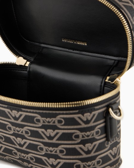 Armani Neceser con estampado integral de monograma Oferta exclusiva