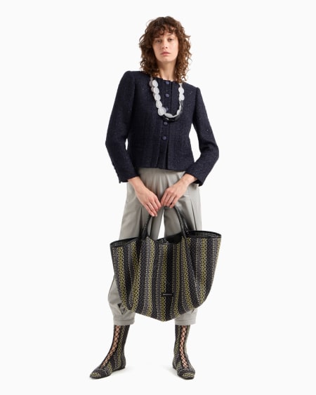 Armani Chaqueta de tweed de lúrex Outlet online