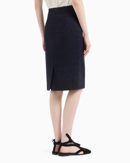 Armani Falda en tweed de lúrex Rebajas