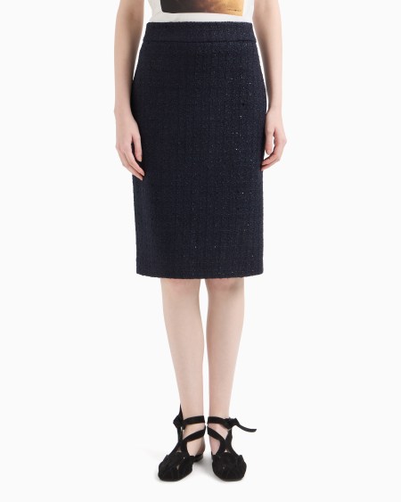 Armani Falda en tweed de lúrex Rebajas