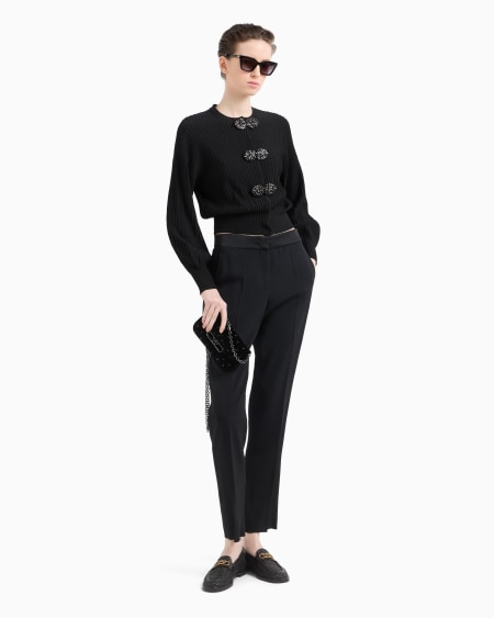 Armani Pantalones de envers satén Los más vendidos